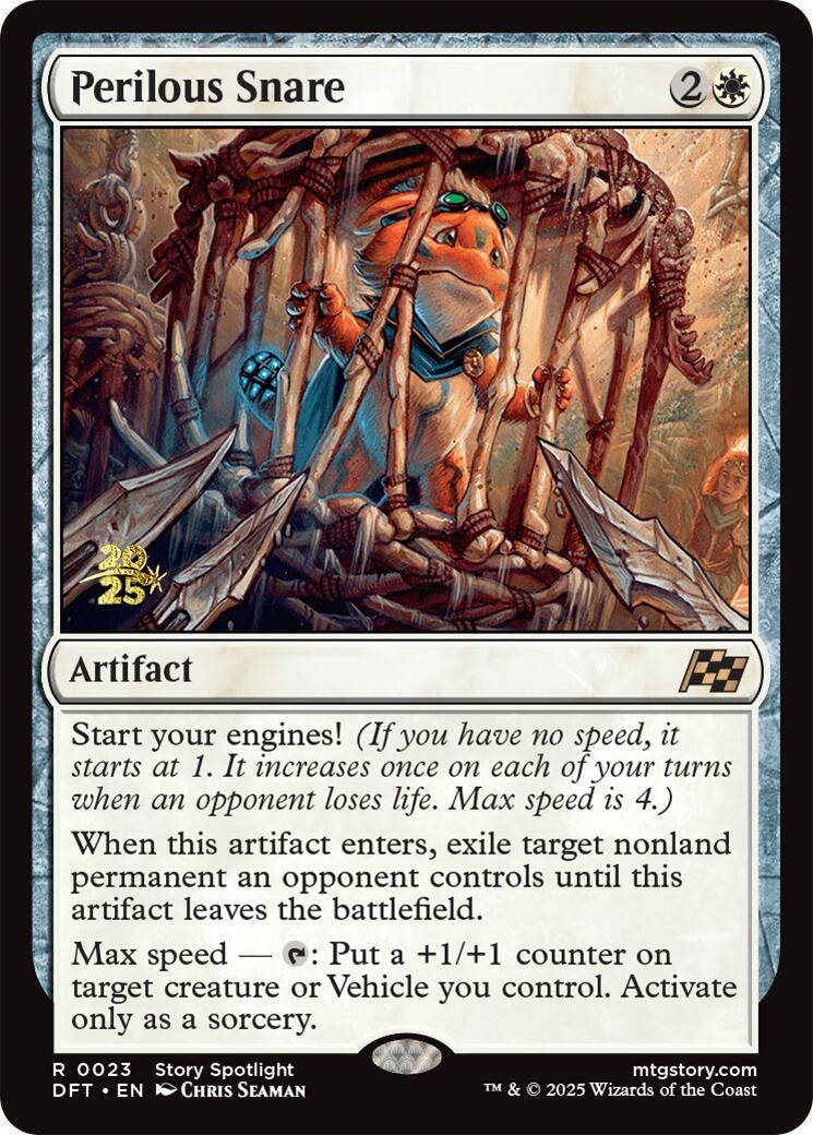 Perilous Snare [Aetherdrift Prerelease Promos] | Jomio and Rueliete's Cards and Comics