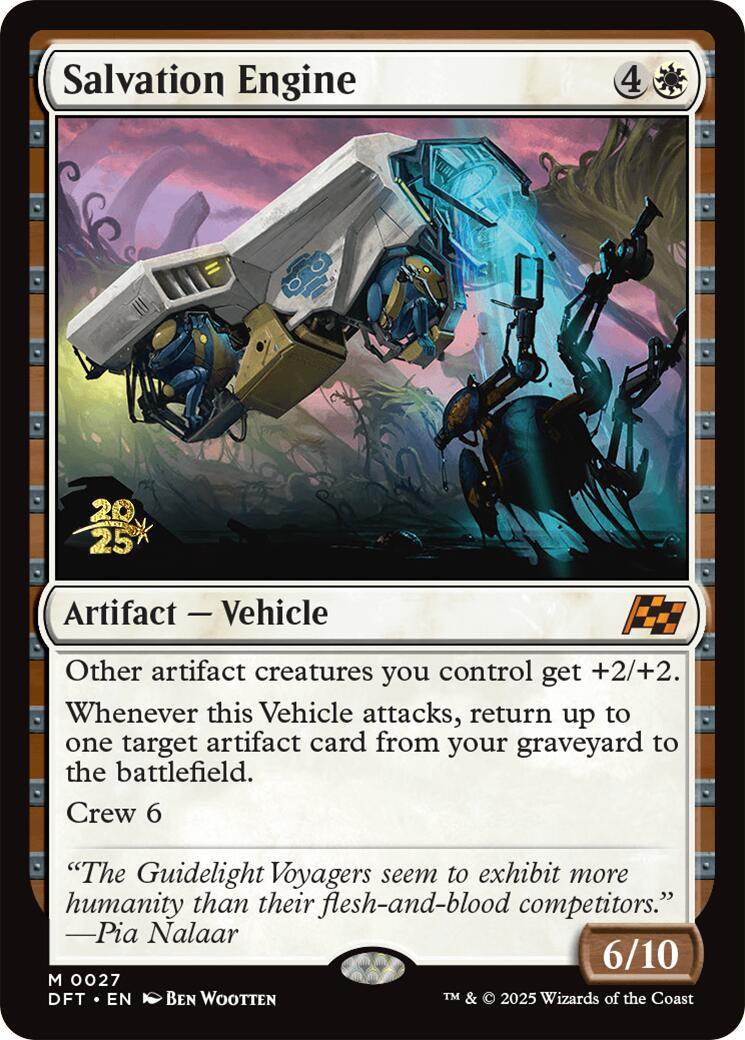 Salvation Engine [Aetherdrift Prerelease Promos] | Jomio and Rueliete's Cards and Comics