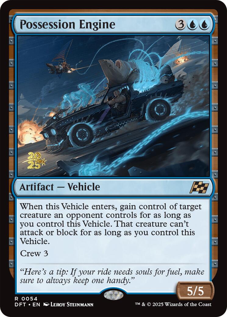 Possession Engine [Aetherdrift Prerelease Promos] | Jomio and Rueliete's Cards and Comics