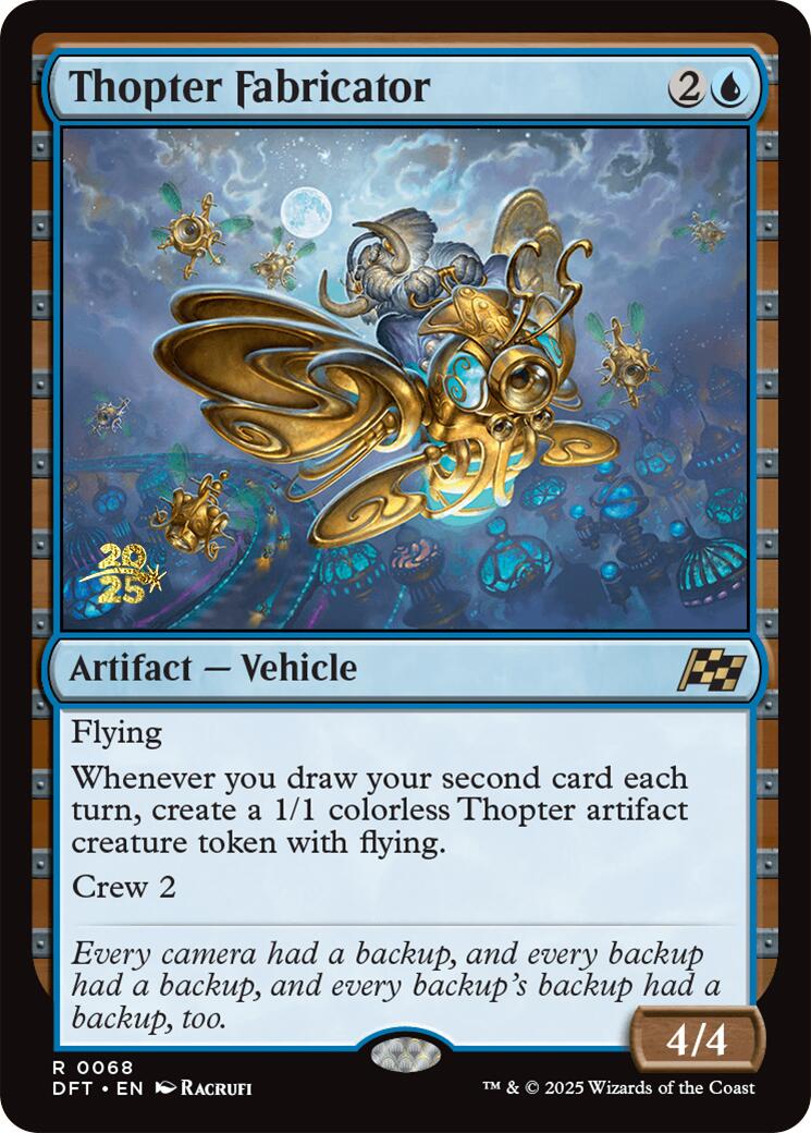 Thopter Fabricator [Aetherdrift Prerelease Promos] | Jomio and Rueliete's Cards and Comics