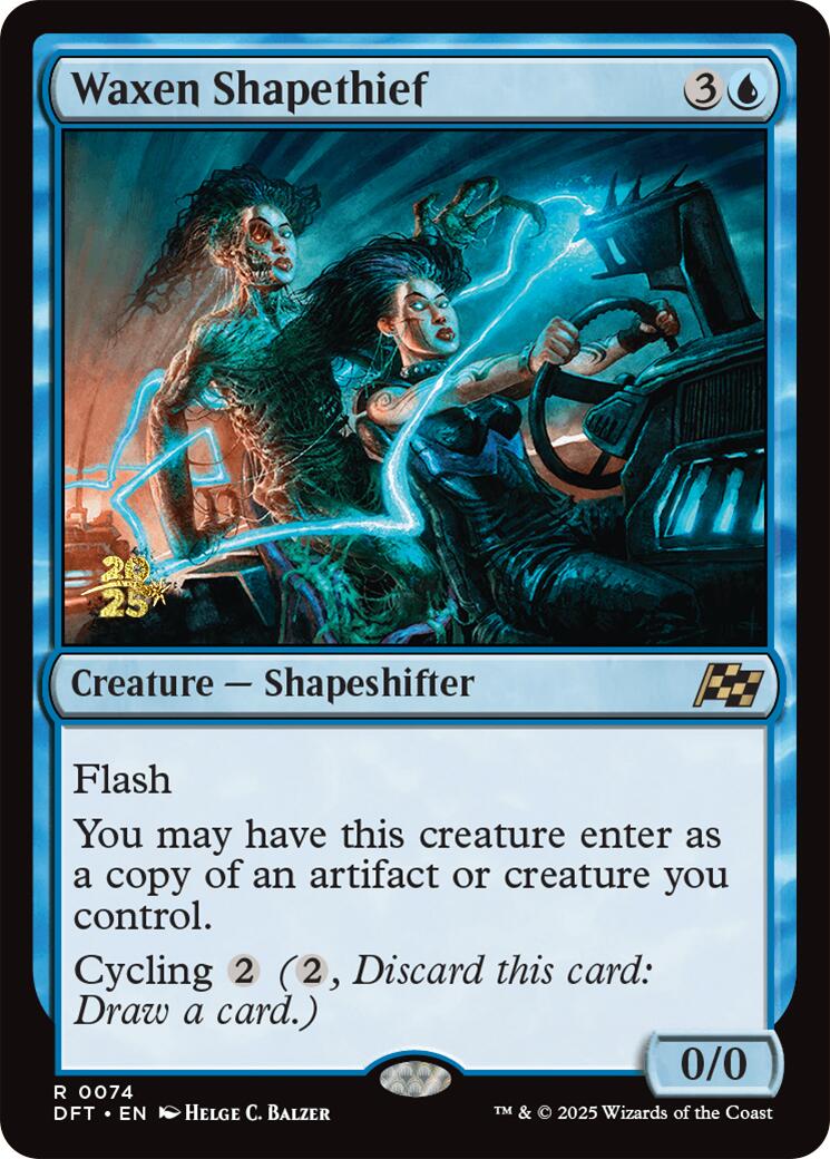 Waxen Shapethief [Aetherdrift Prerelease Promos] | Jomio and Rueliete's Cards and Comics