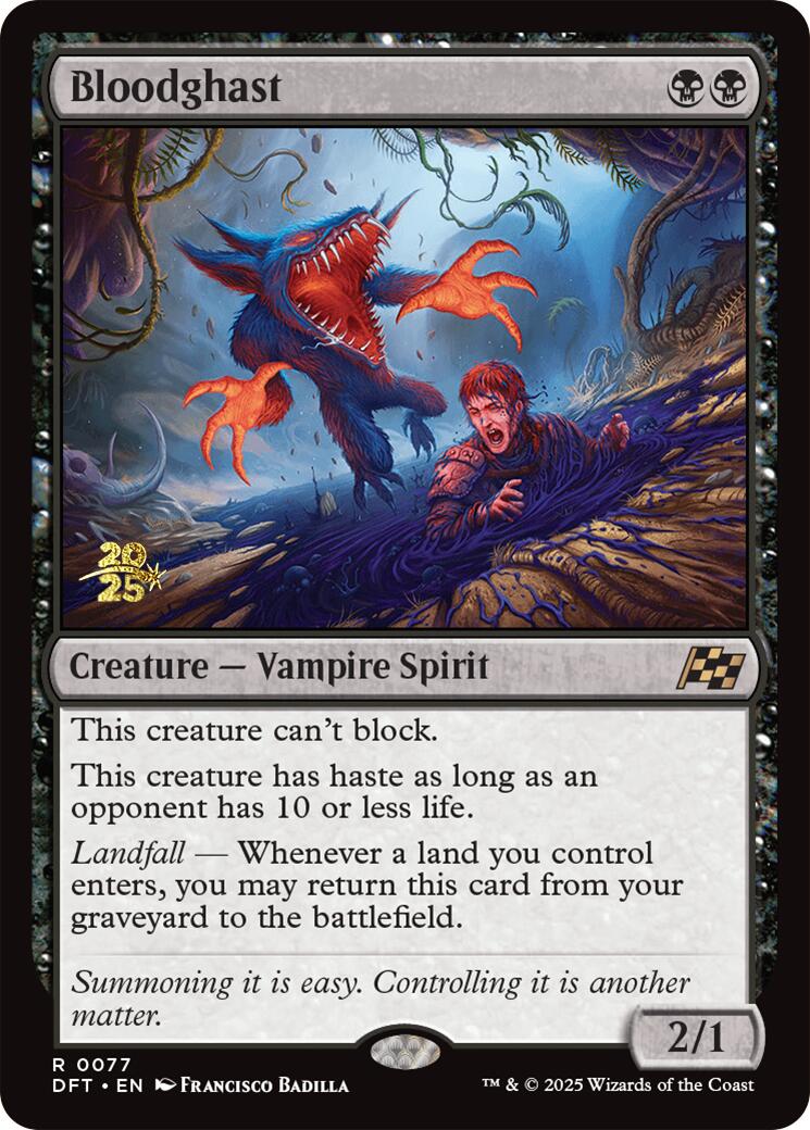 Bloodghast [Aetherdrift Prerelease Promos] | Jomio and Rueliete's Cards and Comics