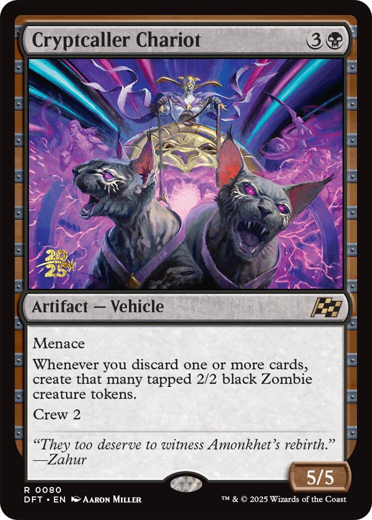 Cryptcaller Chariot [Aetherdrift Prerelease Promos] | Jomio and Rueliete's Cards and Comics