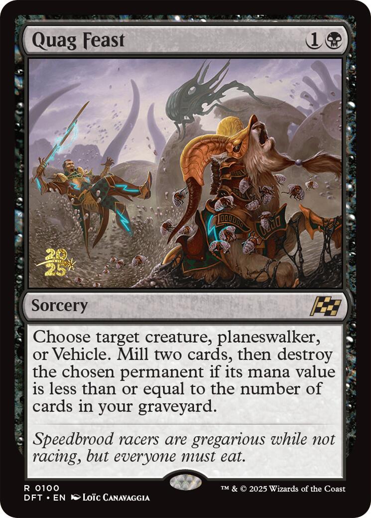 Quag Feast [Aetherdrift Prerelease Promos] | Jomio and Rueliete's Cards and Comics