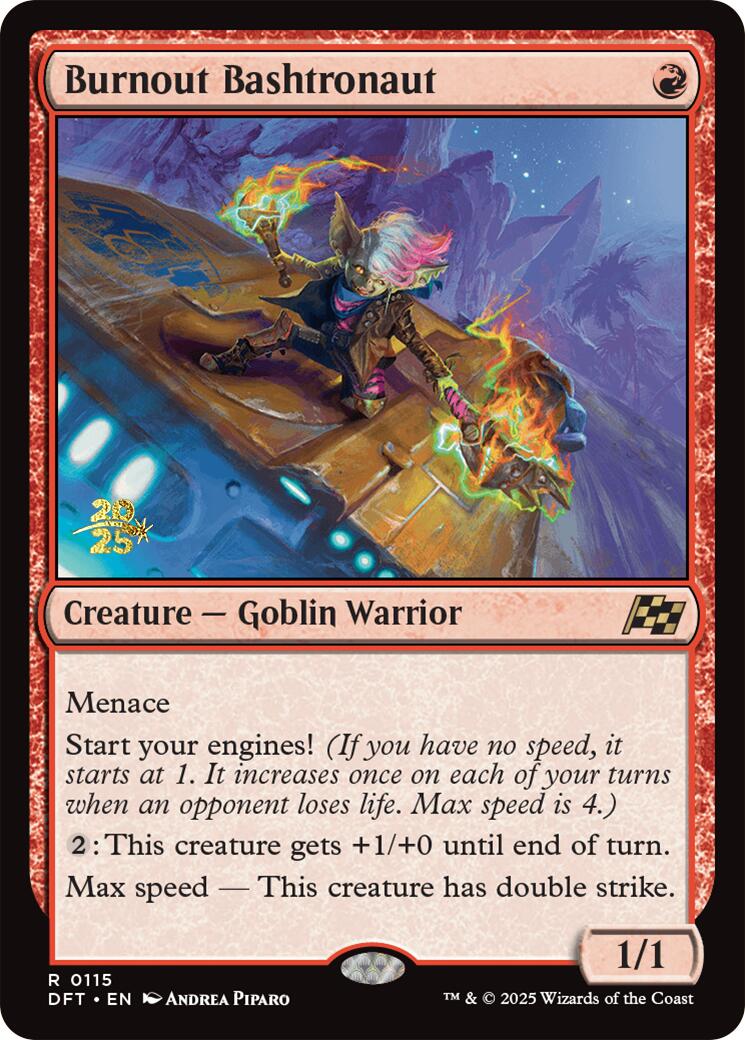 Burnout Bashtronaut [Aetherdrift Prerelease Promos] | Jomio and Rueliete's Cards and Comics