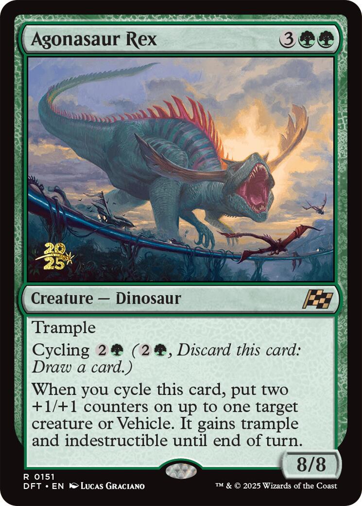Agonasaur Rex [Aetherdrift Prerelease Promos] | Jomio and Rueliete's Cards and Comics