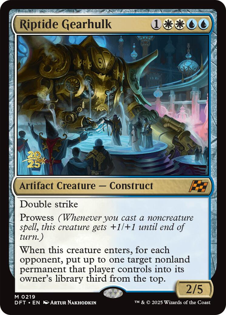 Riptide Gearhulk [Aetherdrift Prerelease Promos] | Jomio and Rueliete's Cards and Comics