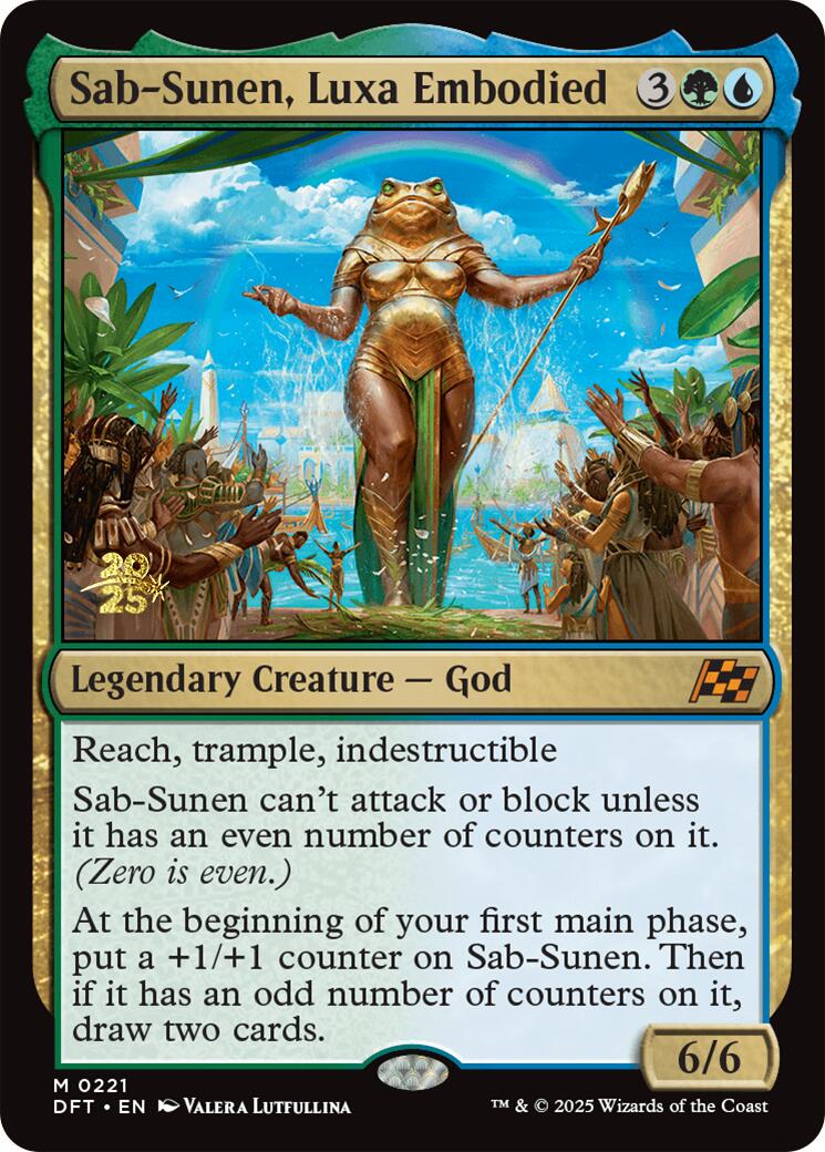 Sab-Sunen, Luxa Embodied [Aetherdrift Prerelease Promos] | Jomio and Rueliete's Cards and Comics