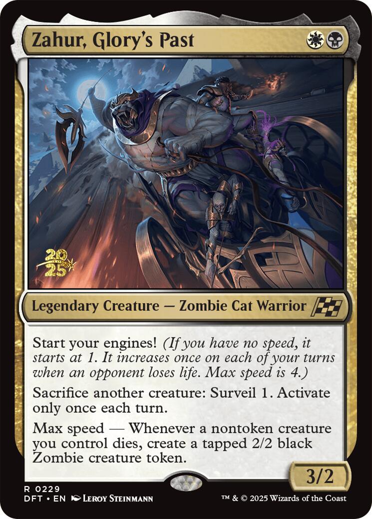 Zahur, Glory's Past [Aetherdrift Prerelease Promos] | Jomio and Rueliete's Cards and Comics