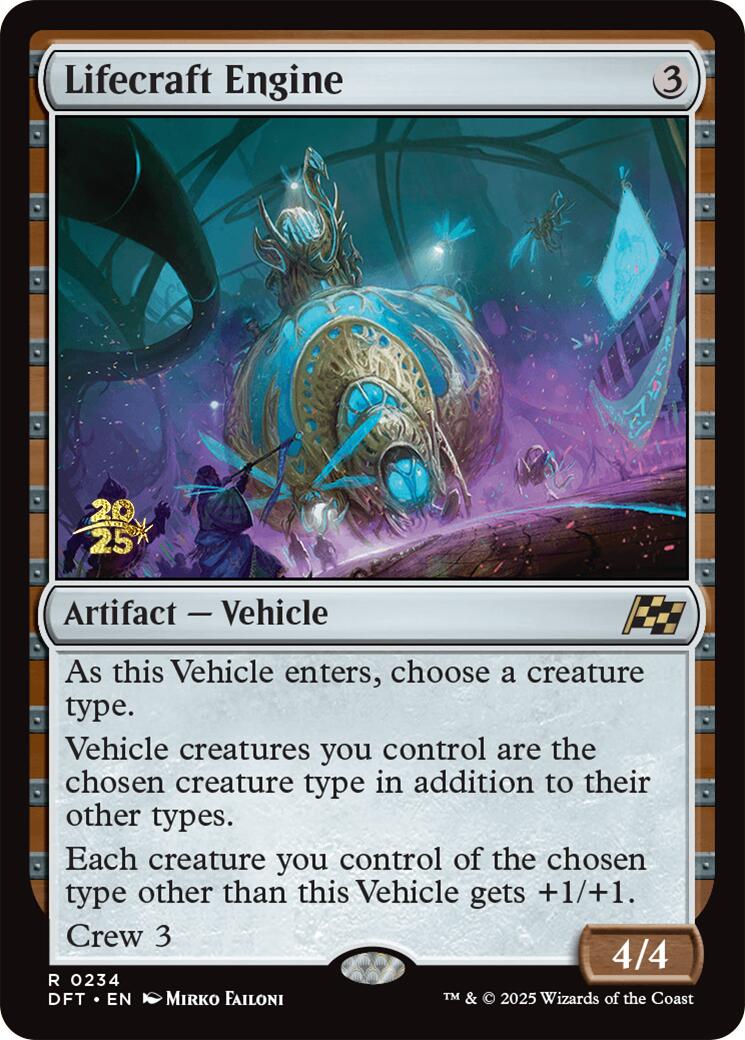 Lifecraft Engine [Aetherdrift Prerelease Promos] | Jomio and Rueliete's Cards and Comics