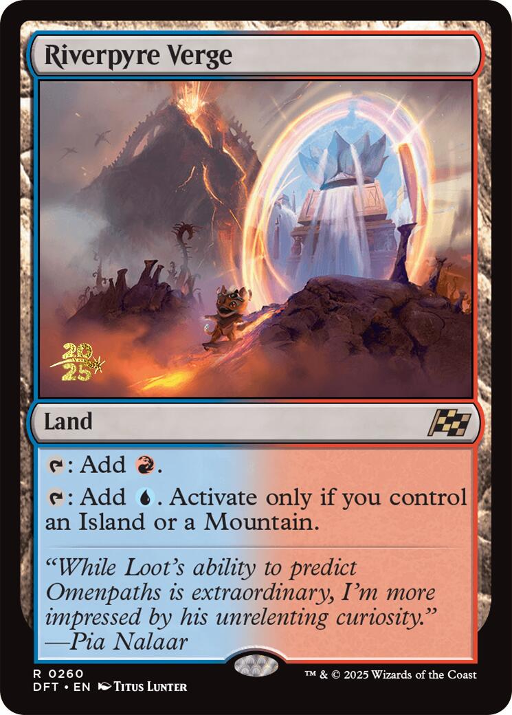 Riverpyre Verge [Aetherdrift Prerelease Promos] | Jomio and Rueliete's Cards and Comics