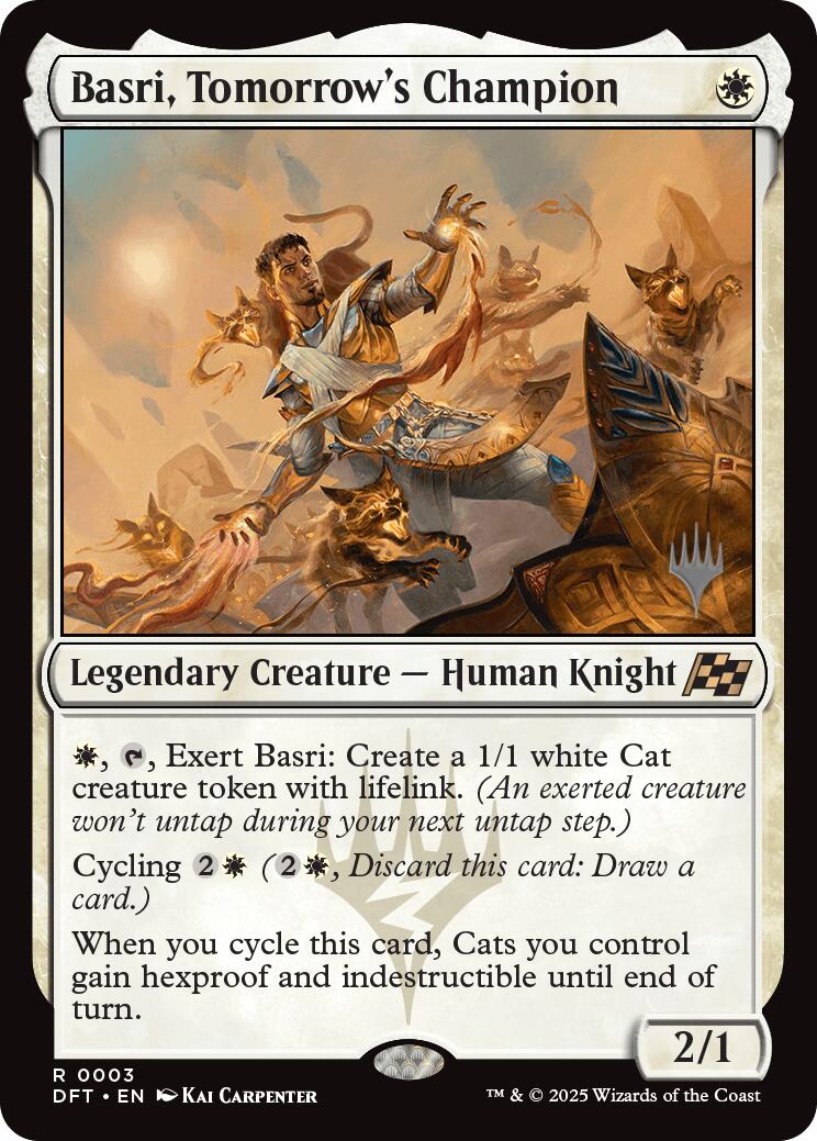 Basri, Tomorrow's Champion (Promo Pack) [Aetherdrift Promos] | Jomio and Rueliete's Cards and Comics