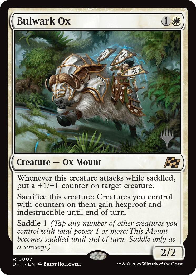 Bulwark Ox (Promo Pack) [Aetherdrift Promos] | Jomio and Rueliete's Cards and Comics