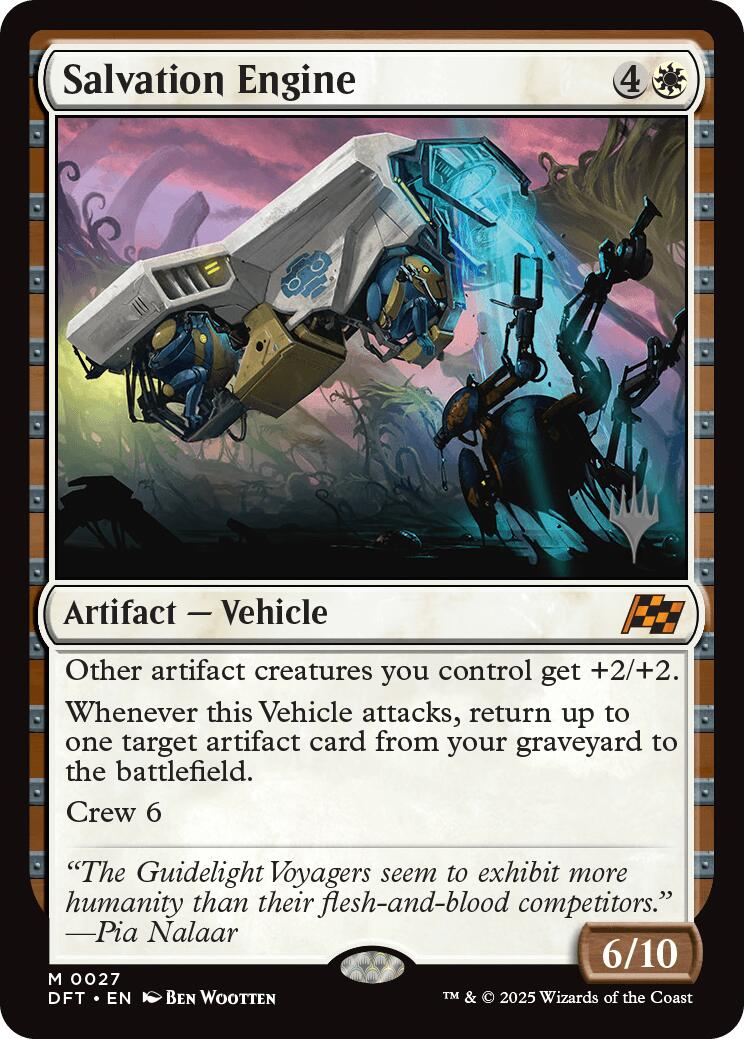 Salvation Engine (Promo Pack) [Aetherdrift Promos] | Jomio and Rueliete's Cards and Comics