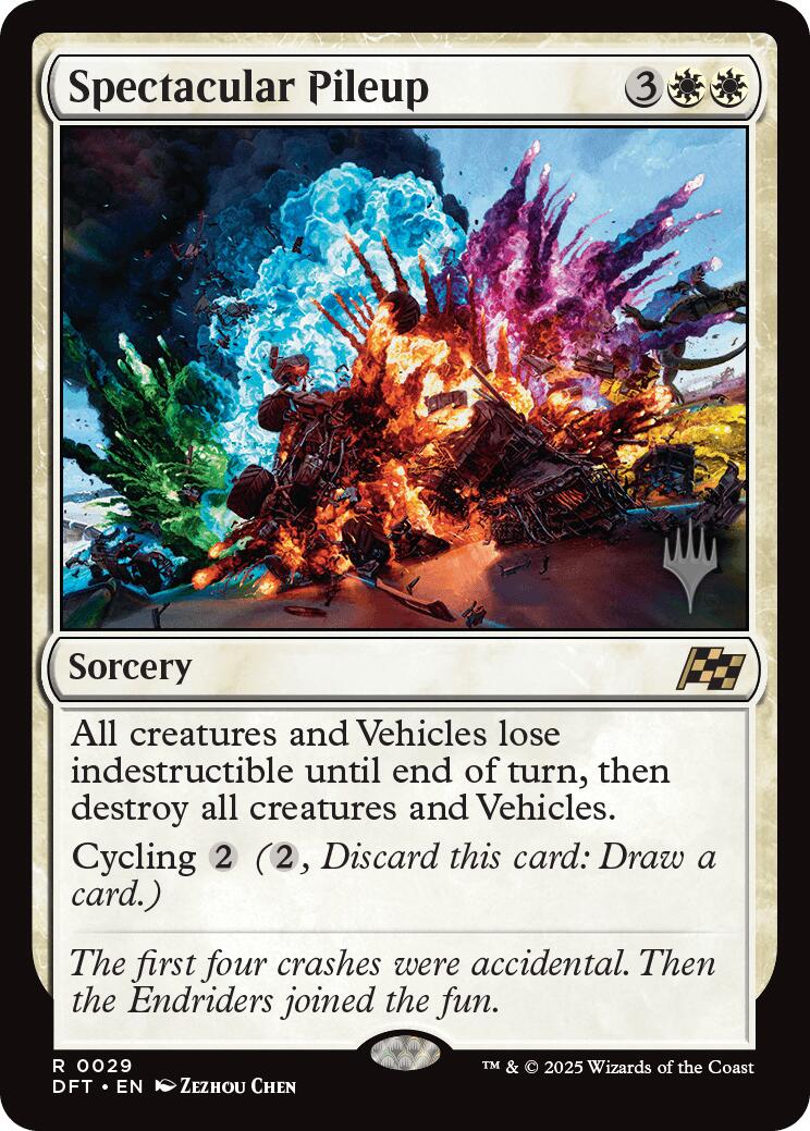 Spectacular Pileup (Promo Pack) [Aetherdrift Promos] | Jomio and Rueliete's Cards and Comics