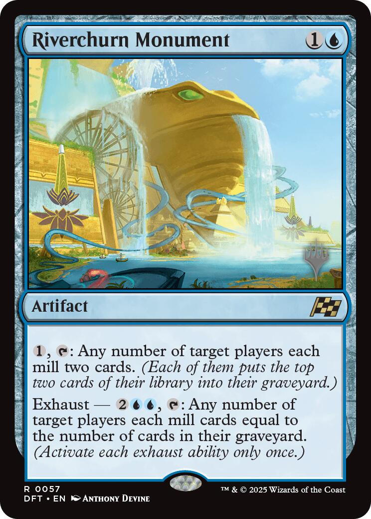 Riverchurn Monument (Promo Pack) [Aetherdrift Promos] | Jomio and Rueliete's Cards and Comics