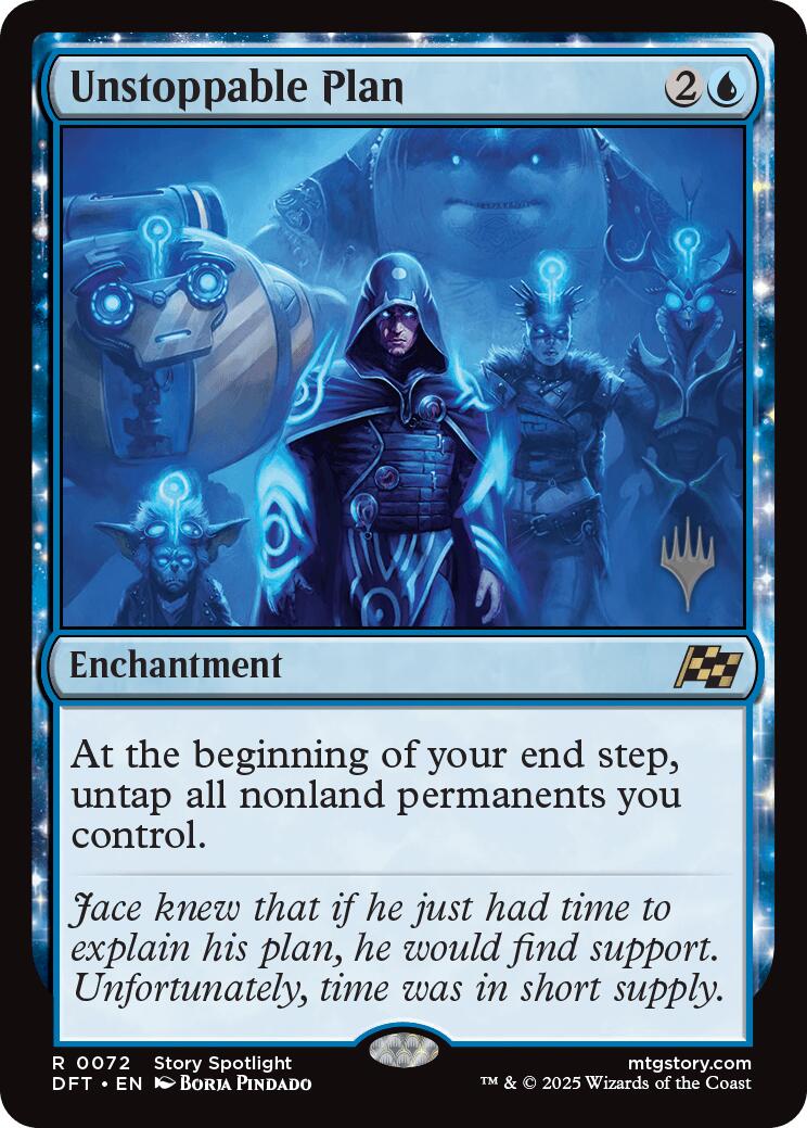 Unstoppable Plan (Promo Pack) [Aetherdrift Promos] | Jomio and Rueliete's Cards and Comics