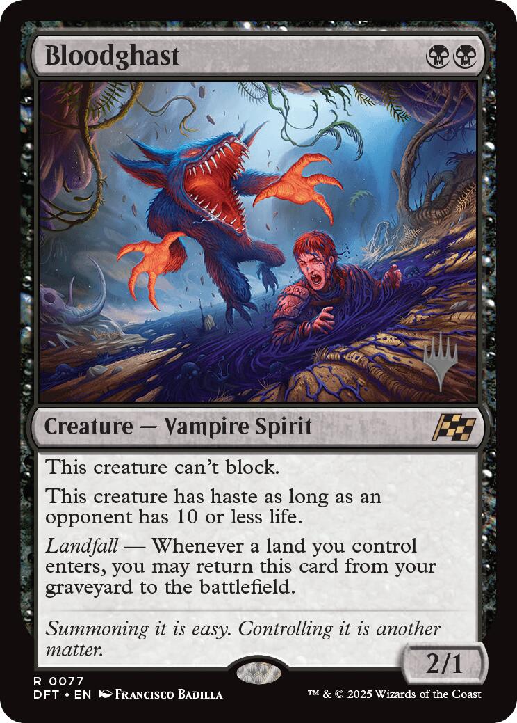 Bloodghast (Promo Pack) [Aetherdrift Promos] | Jomio and Rueliete's Cards and Comics