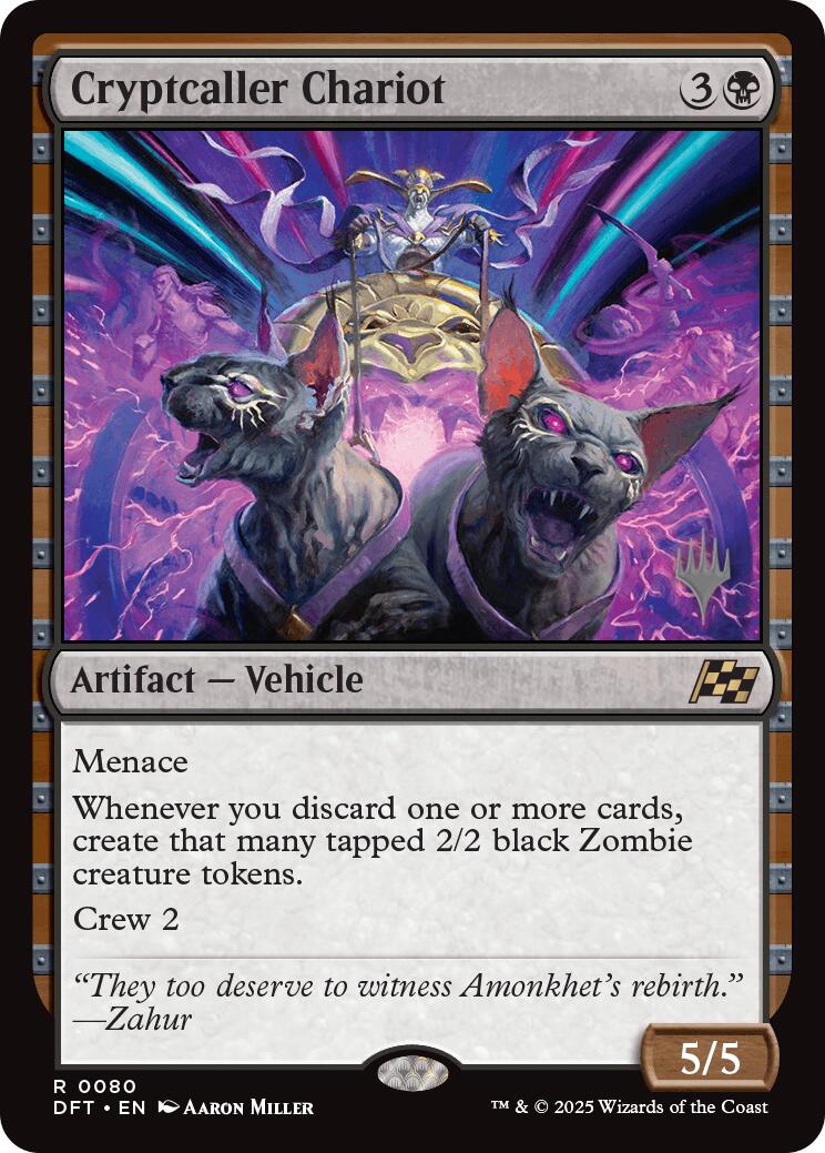 Cryptcaller Chariot (Promo Pack) [Aetherdrift Promos] | Jomio and Rueliete's Cards and Comics