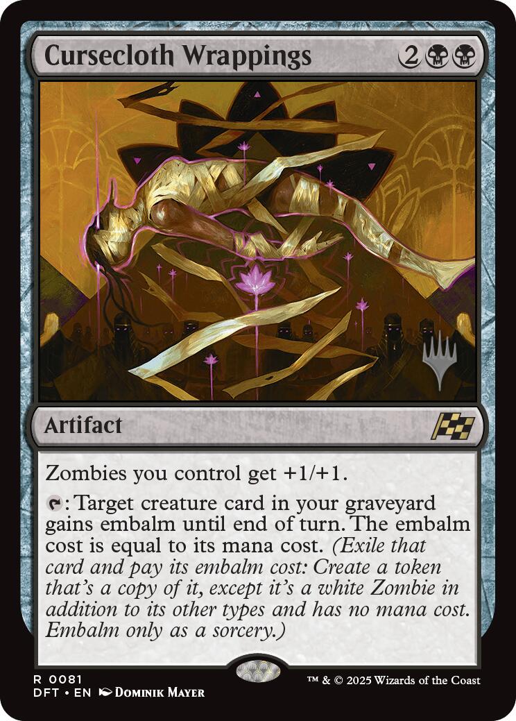 Cursecloth Wrappings (Promo Pack) [Aetherdrift Promos] | Jomio and Rueliete's Cards and Comics