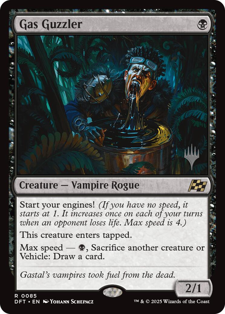 Gas Guzzler (Promo Pack) [Aetherdrift Promos] | Jomio and Rueliete's Cards and Comics