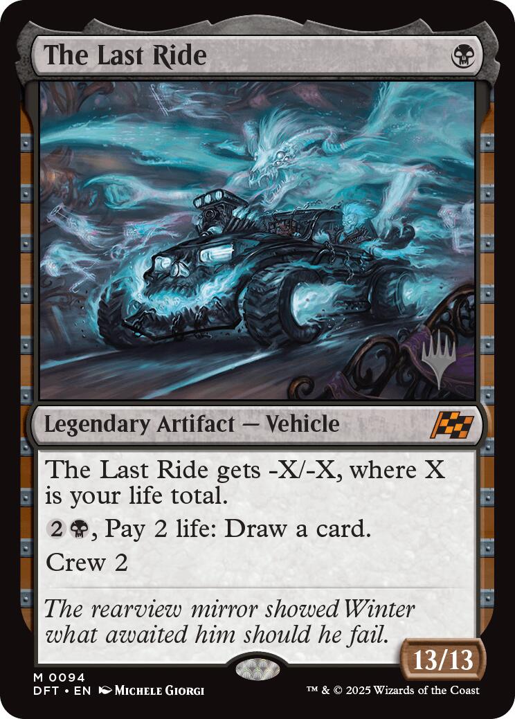 The Last Ride (Promo Pack) [Aetherdrift Promos] | Jomio and Rueliete's Cards and Comics