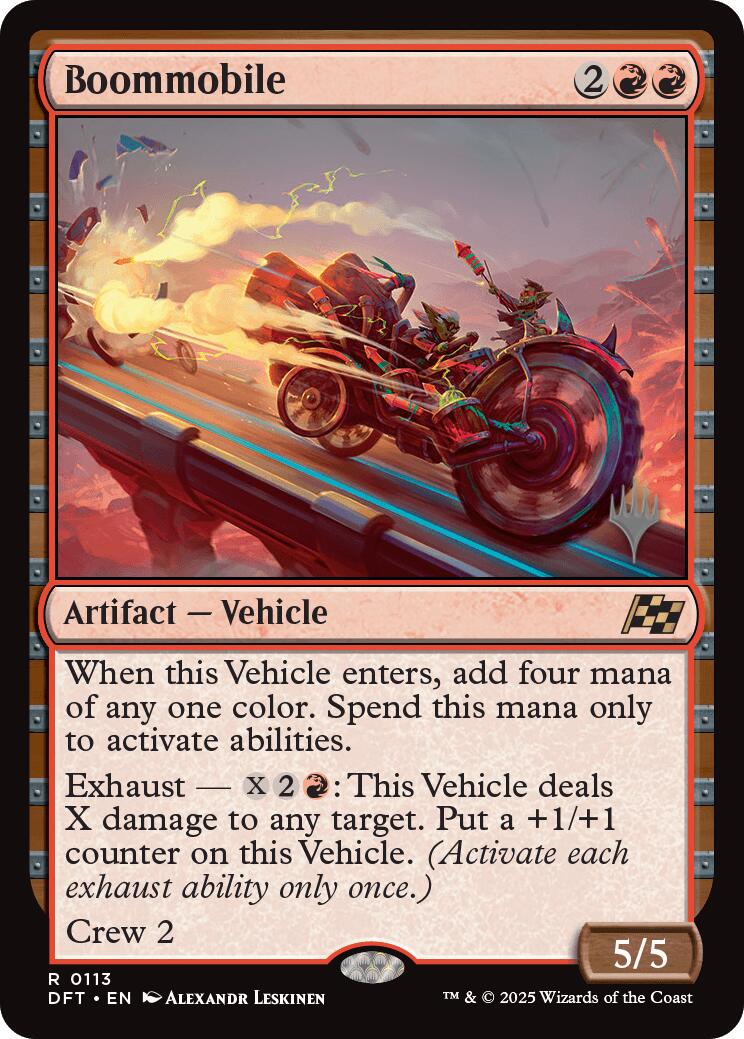 Boommobile (Promo Pack) [Aetherdrift Promos] | Jomio and Rueliete's Cards and Comics