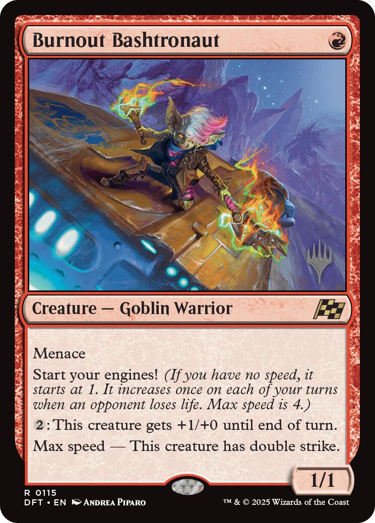 Burnout Bashtronaut (Promo Pack) [Aetherdrift Promos] | Jomio and Rueliete's Cards and Comics