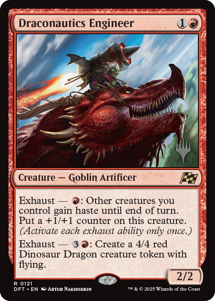 Draconautics Engineer (Promo Pack) [Aetherdrift Promos] | Jomio and Rueliete's Cards and Comics