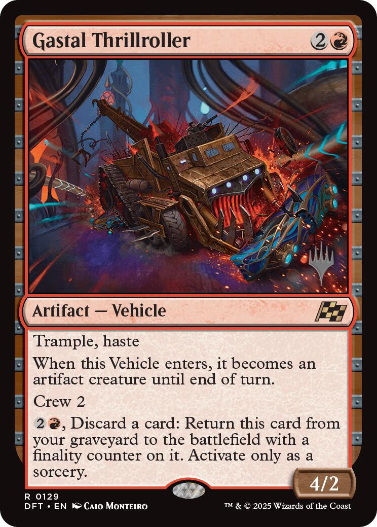 Gastal Thrillroller (Promo Pack) [Aetherdrift Promos] | Jomio and Rueliete's Cards and Comics