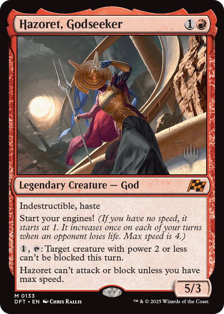 Hazoret, Godseeker (Promo Pack) [Aetherdrift Promos] | Jomio and Rueliete's Cards and Comics