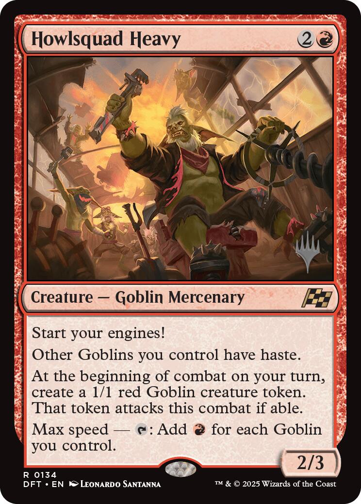 Howlsquad Heavy (Promo Pack) [Aetherdrift Promos] | Jomio and Rueliete's Cards and Comics