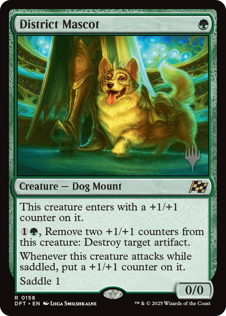 District Mascot (Promo Pack) [Aetherdrift Promos] | Jomio and Rueliete's Cards and Comics