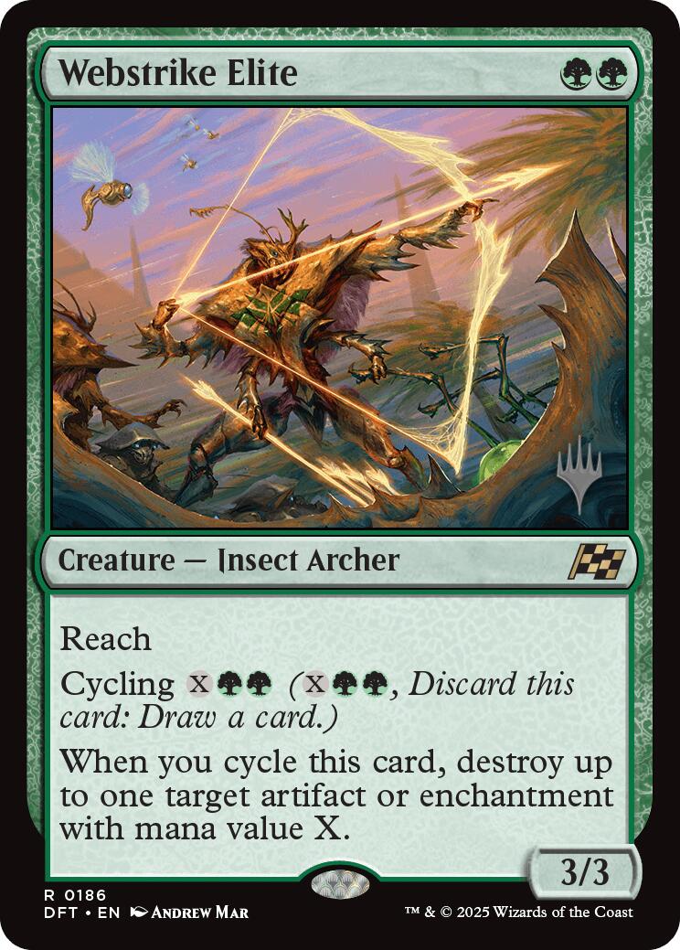 Webstrike Elite (Promo Pack) [Aetherdrift Promos] | Jomio and Rueliete's Cards and Comics