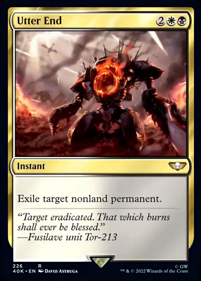 Utter End [Warhammer 40,000] | Jomio and Rueliete's Cards and Comics