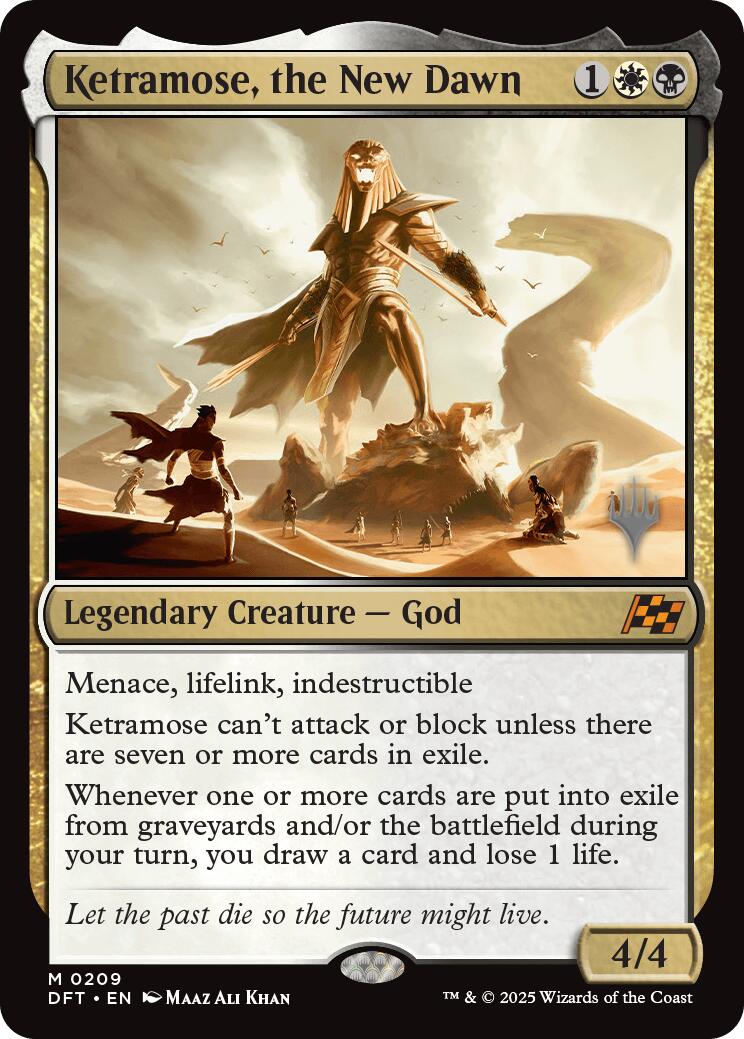 Ketramose, the New Dawn (Promo Pack) [Aetherdrift Promos] | Jomio and Rueliete's Cards and Comics
