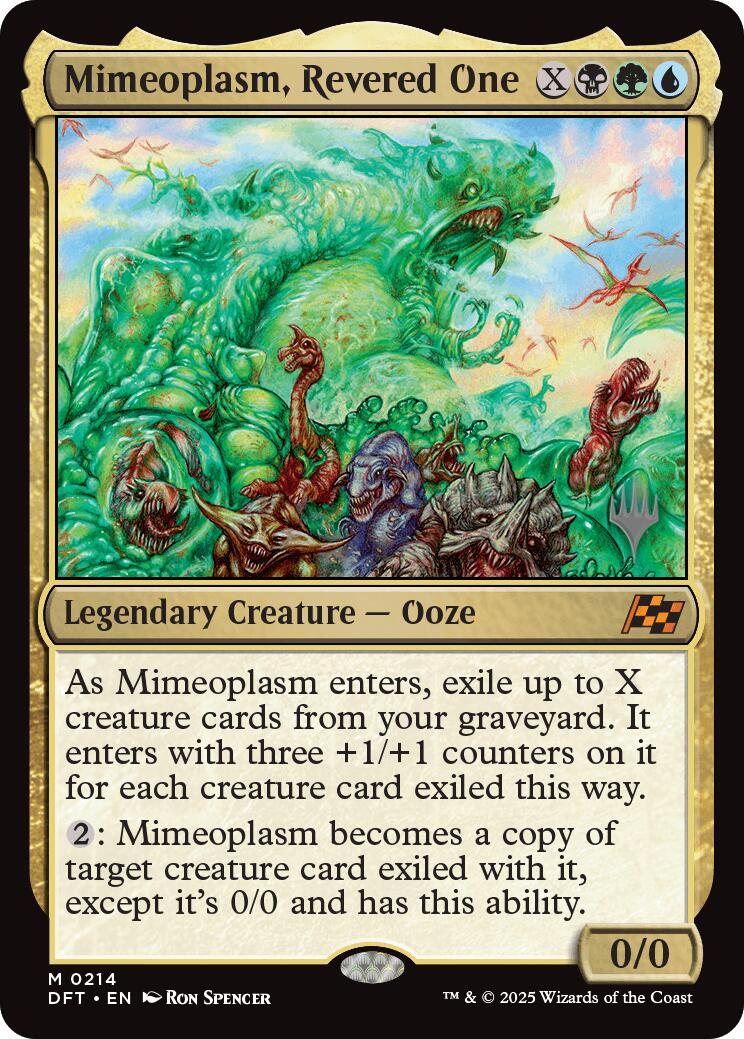 Mimeoplasm, Revered One (Promo Pack) [Aetherdrift Promos] | Jomio and Rueliete's Cards and Comics