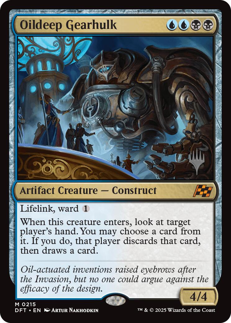 Oildeep Gearhulk (Promo Pack) [Aetherdrift Promos] | Jomio and Rueliete's Cards and Comics