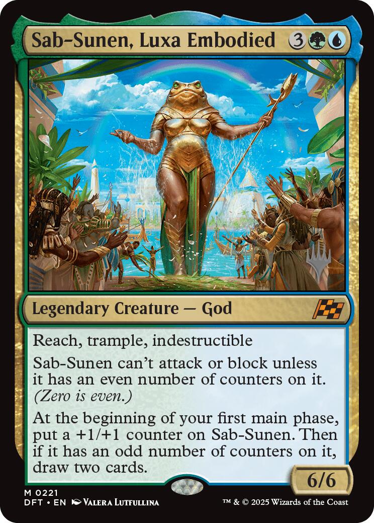 Sab-Sunen, Luxa Embodied (Promo Pack) [Aetherdrift Promos] | Jomio and Rueliete's Cards and Comics