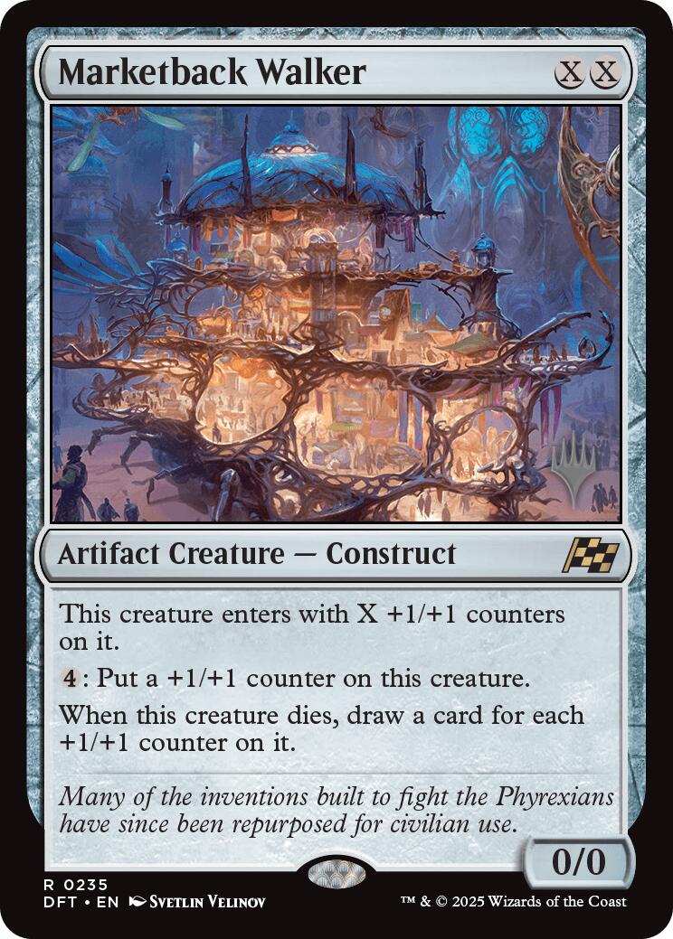 Marketback Walker (Promo Pack) [Aetherdrift Promos] | Jomio and Rueliete's Cards and Comics