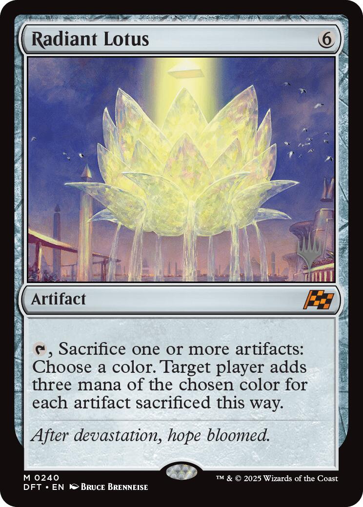 Radiant Lotus (Promo Pack) [Aetherdrift Promos] | Jomio and Rueliete's Cards and Comics