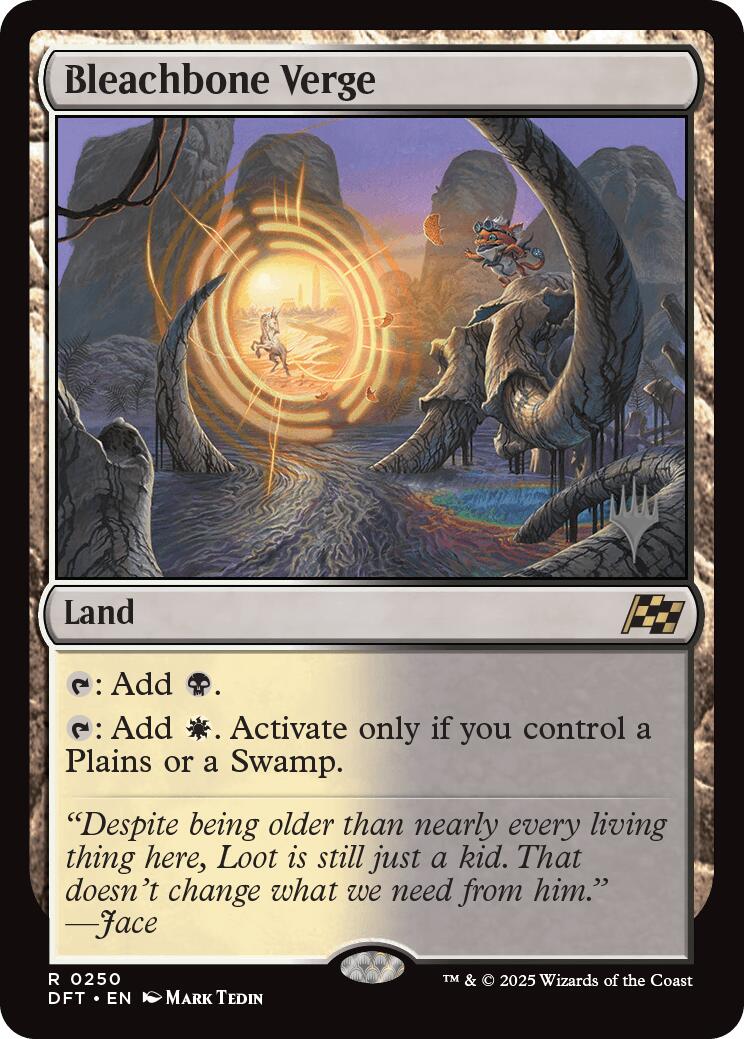 Bleachbone Verge (Promo Pack) [Aetherdrift Promos] | Jomio and Rueliete's Cards and Comics