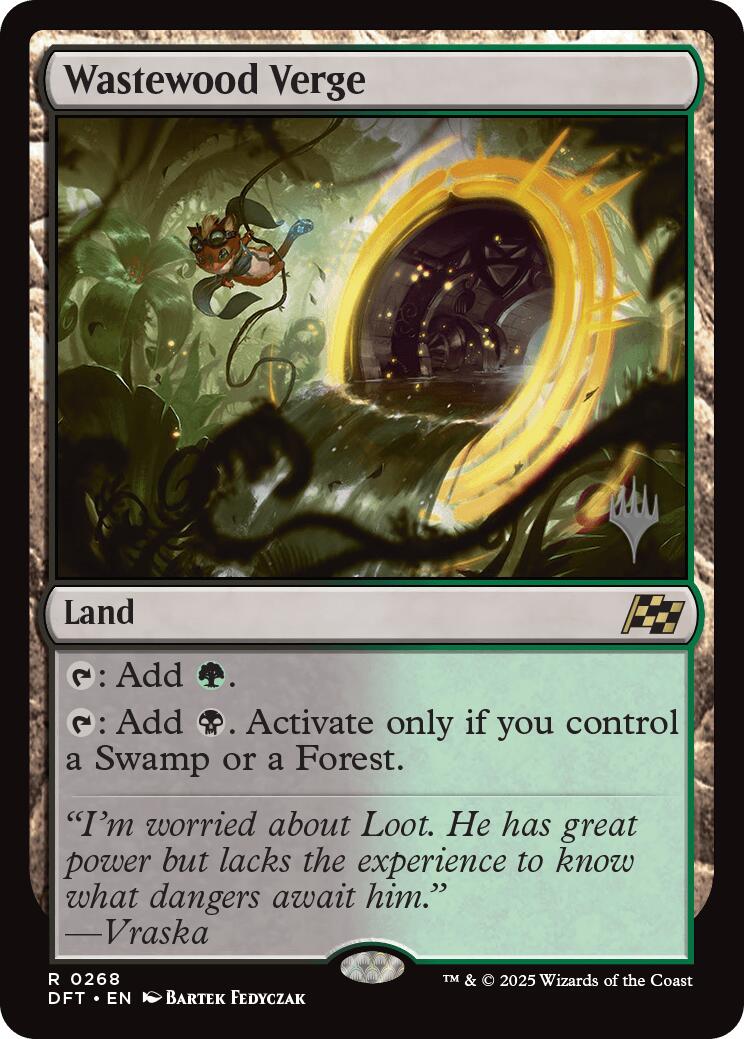 Wastewood Verge (Promo Pack) [Aetherdrift Promos] | Jomio and Rueliete's Cards and Comics