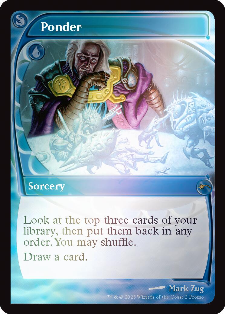 Ponder (Future Sight) [MagicFest 2025] | Jomio and Rueliete's Cards and Comics