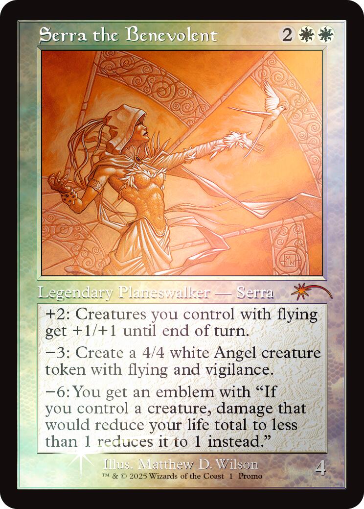 Serra the Benevolent (Retro Frame) [MagicFest 2019] | Jomio and Rueliete's Cards and Comics