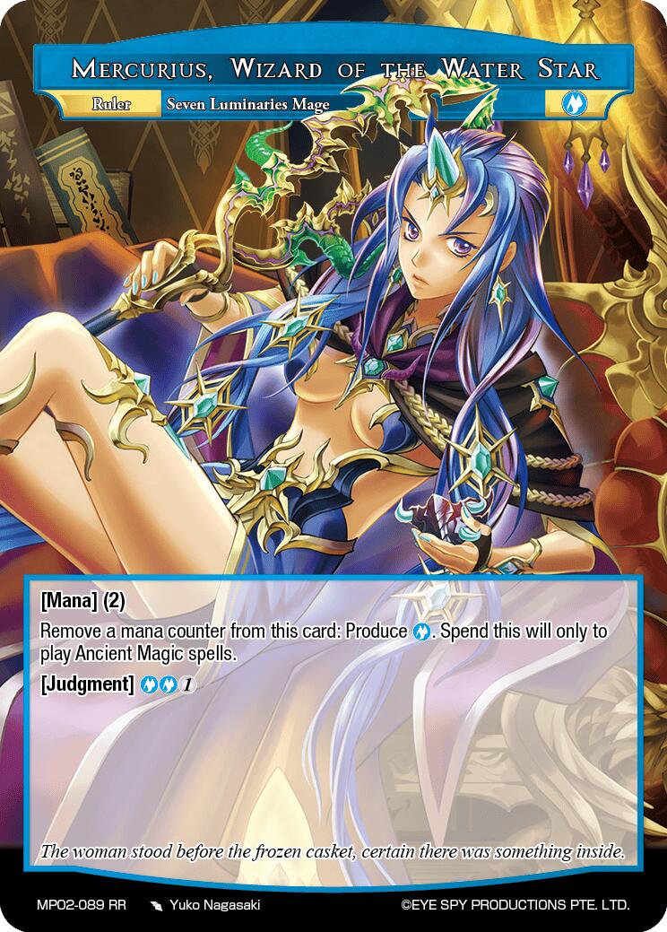 Mercurius, Wizard of the Water Star // Mercurius, Dark Commander of Ice (MP02-089 JR) [Masterpiece Collection 02 "Fates Reunited!"] | Jomio and Rueliete's Cards and Comics
