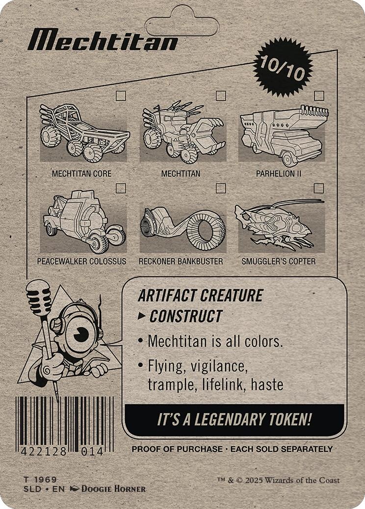 Mechtitan Token [Secret Lair Drop Series] | Jomio and Rueliete's Cards and Comics