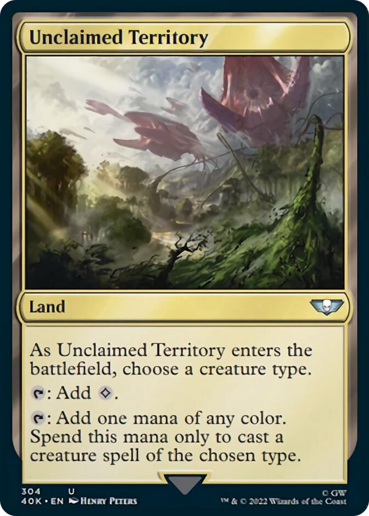 Unclaimed Territory [Warhammer 40,000] | Jomio and Rueliete's Cards and Comics