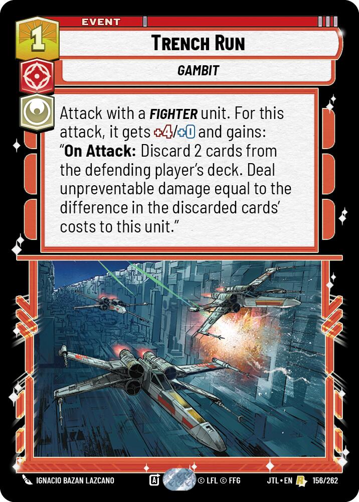 Trench Run (156/262) (156/257) [Jump to Lightspeed] | Jomio and Rueliete's Cards and Comics