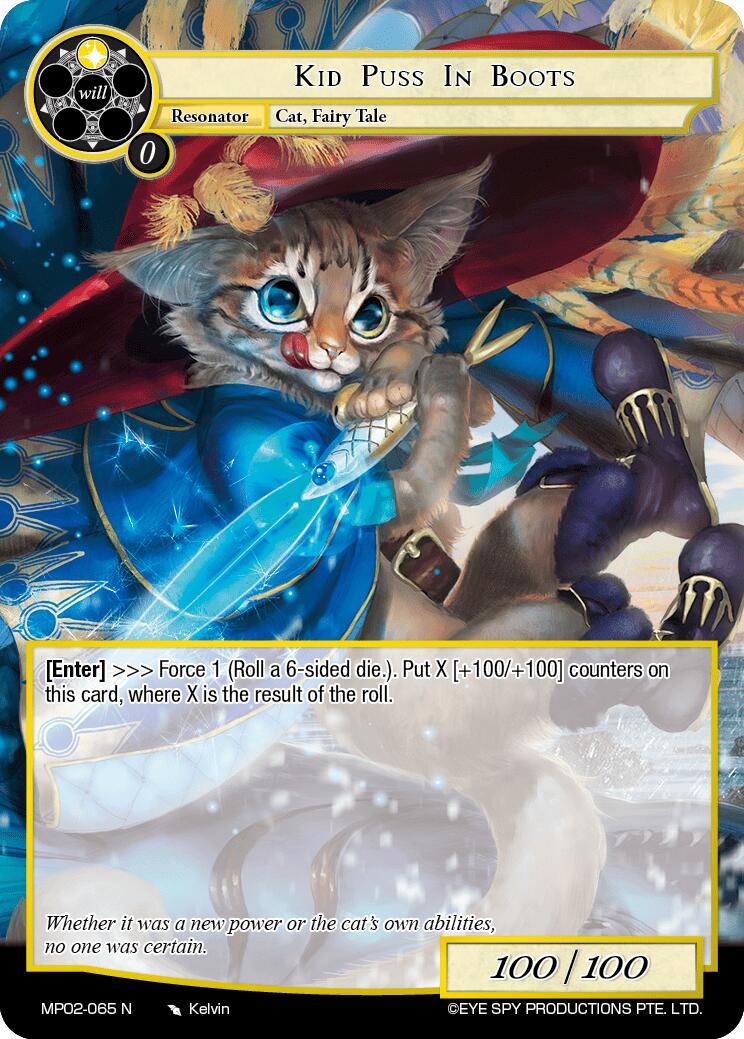 Kid Puss In Boots (MP02-065 N) [Masterpiece Collection 02 "Fates Reunited!"] | Jomio and Rueliete's Cards and Comics